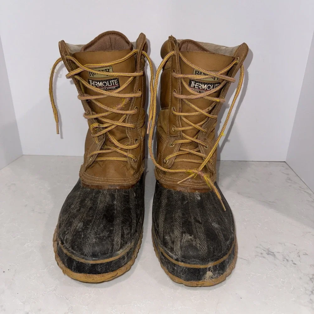 Ranger Thermolite Boots Men's Size 11 Waterproof Steel Shank Leather Top